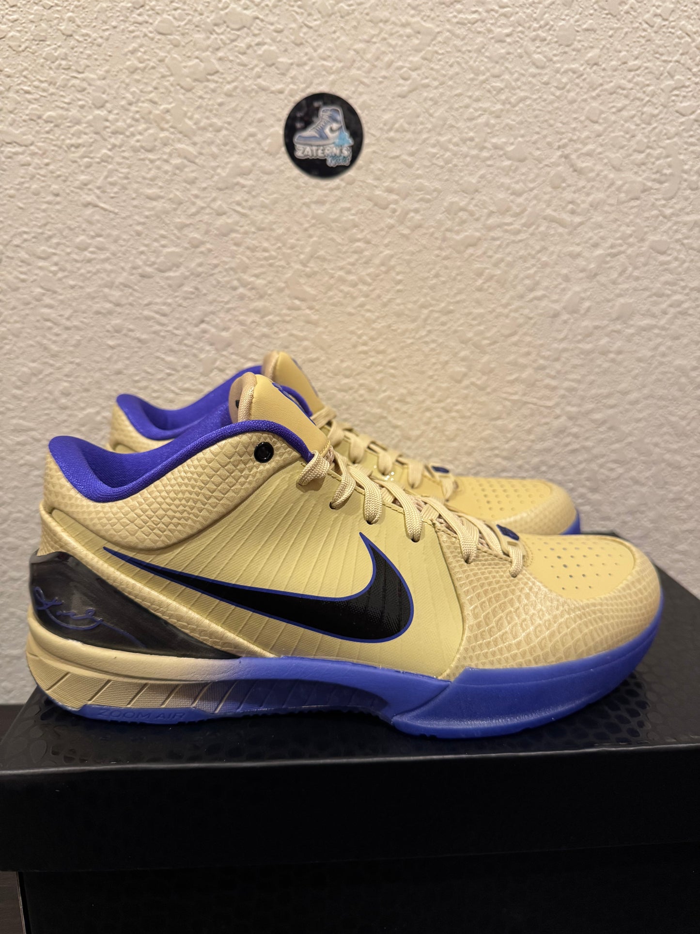 Nike Kobe 4 Protro FC Barcelona Team Gold Men's Brand New IM2532-701