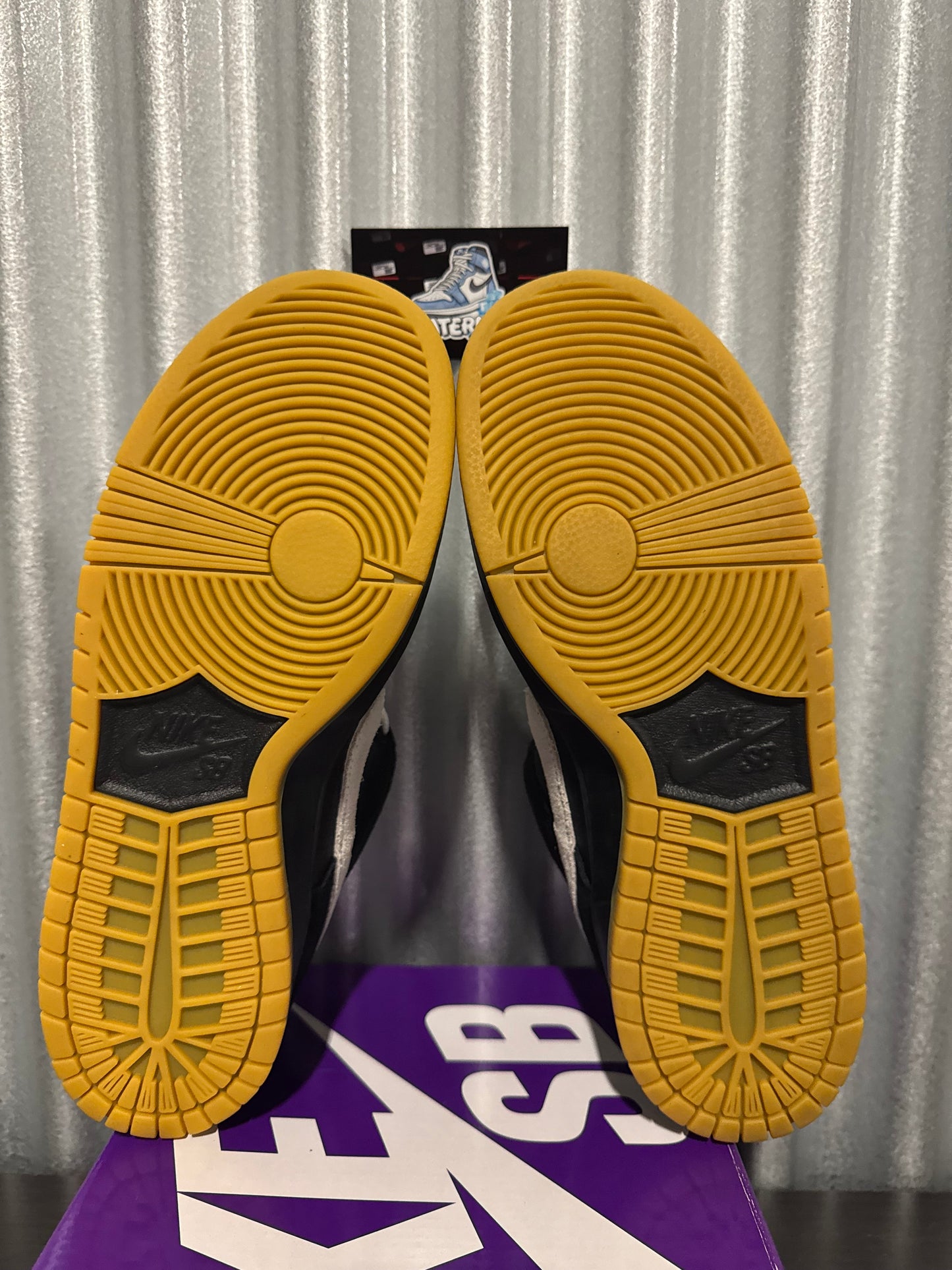 Nike SB Dunk Low Black White Gum Men's Brand New HF3704-003