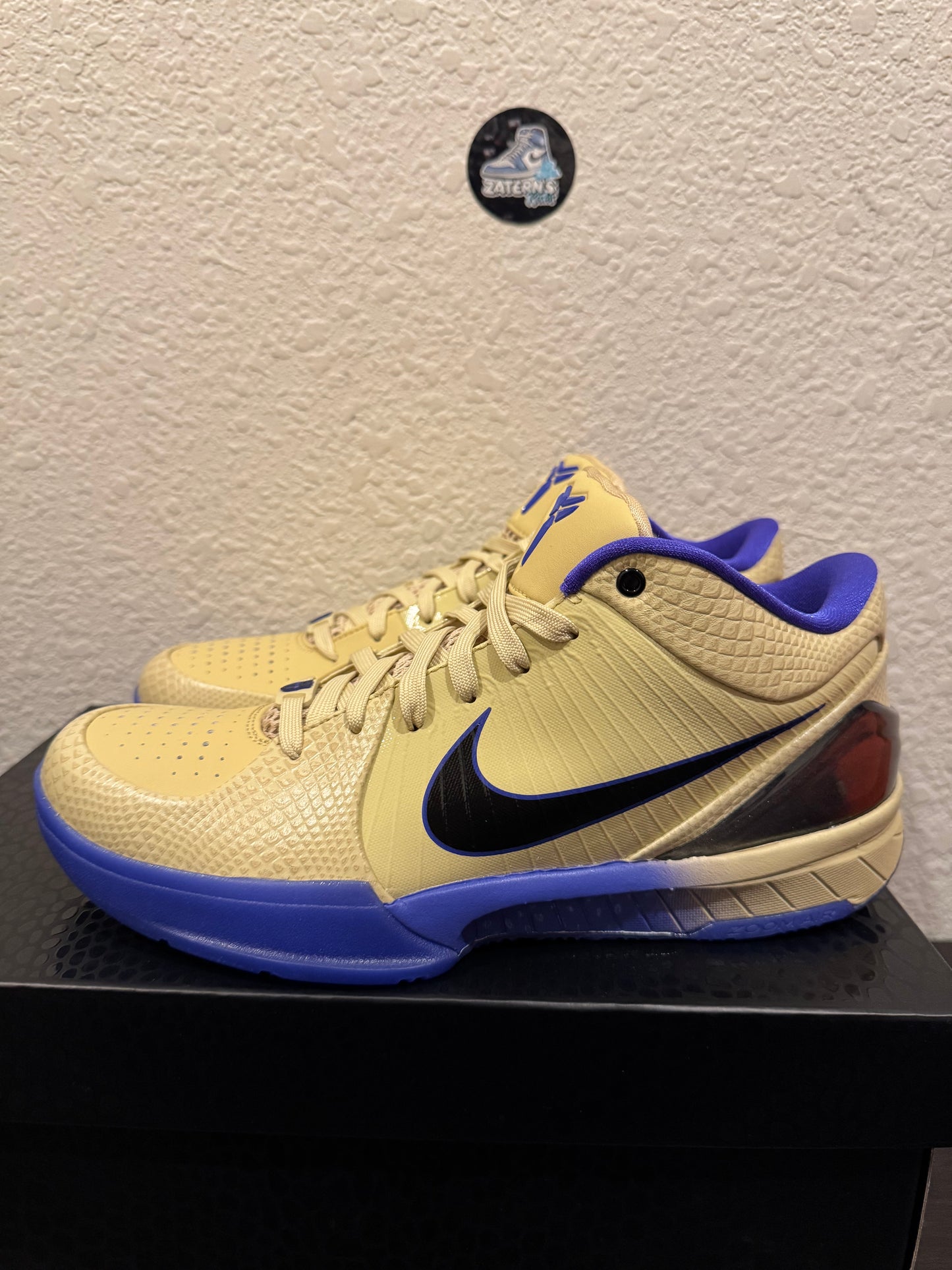 Nike Kobe 4 Protro FC Barcelona Team Gold Men's Brand New IM2532-701