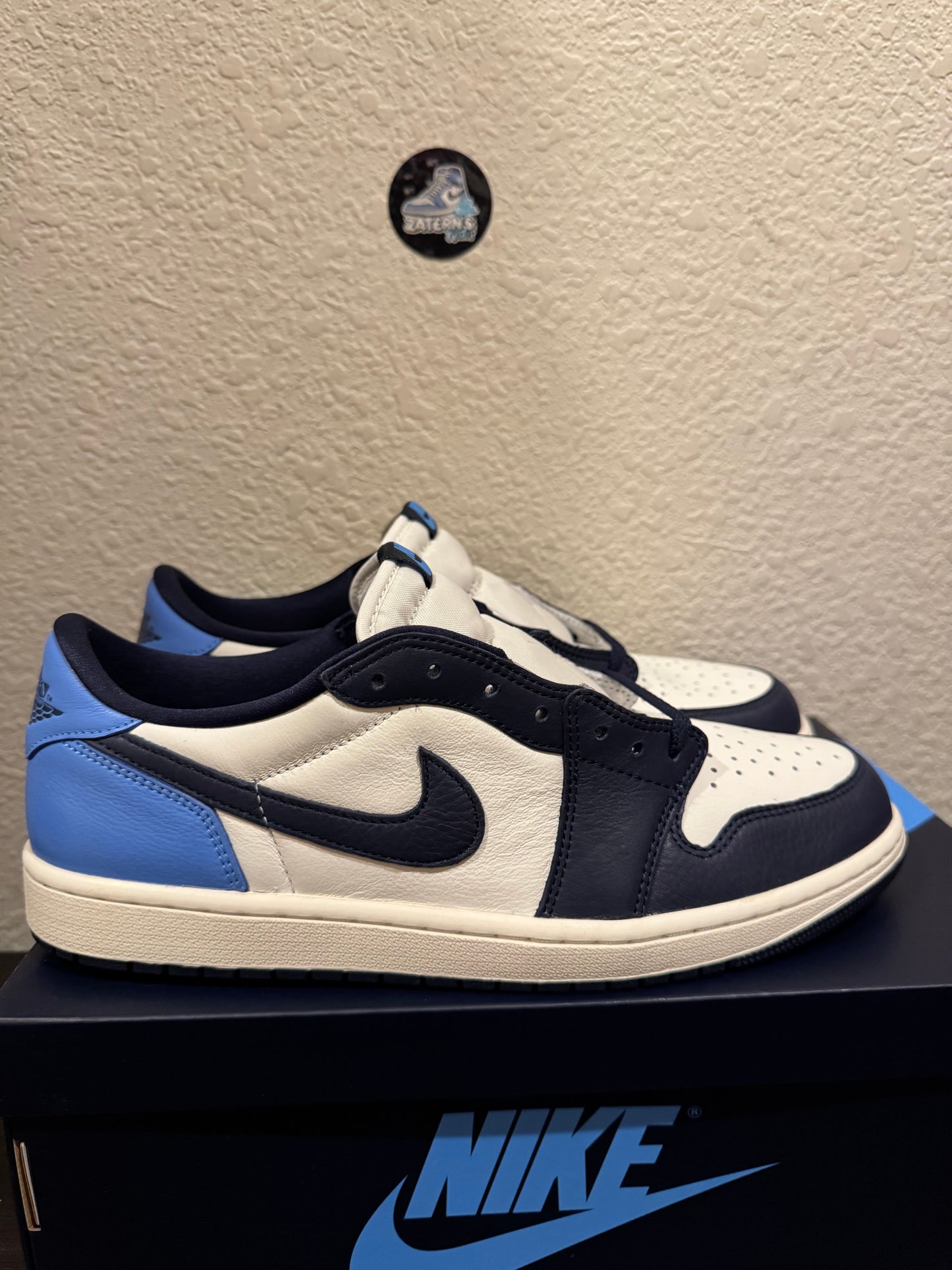 Jordan 1 Low OG Obsidian UNC Men's Brand New CZ0790-400
