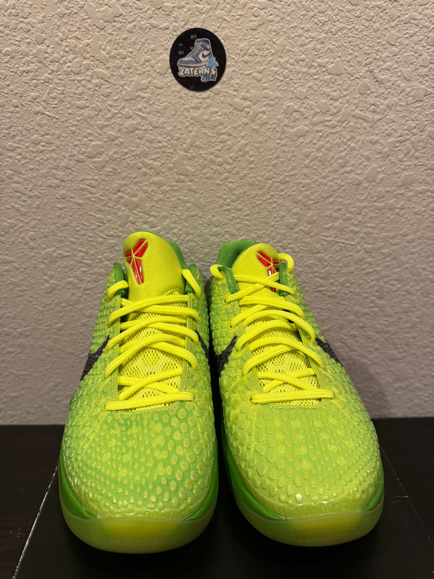 Nike Kobe 6 Protro Grinch Men's Pre-Owned (8M) CW2190-300