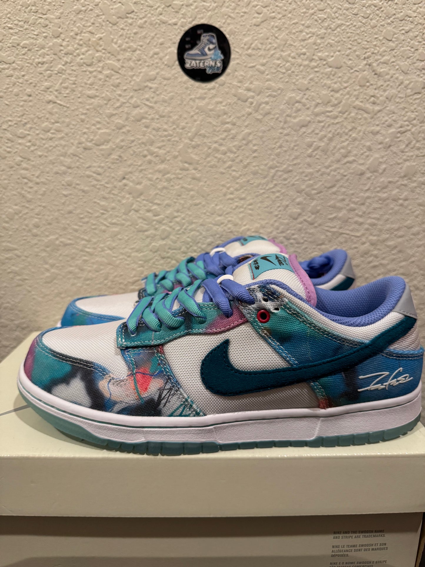 Nike SB Dunk Low Futura Bleached Aqua Men's Brand New HF6061-400