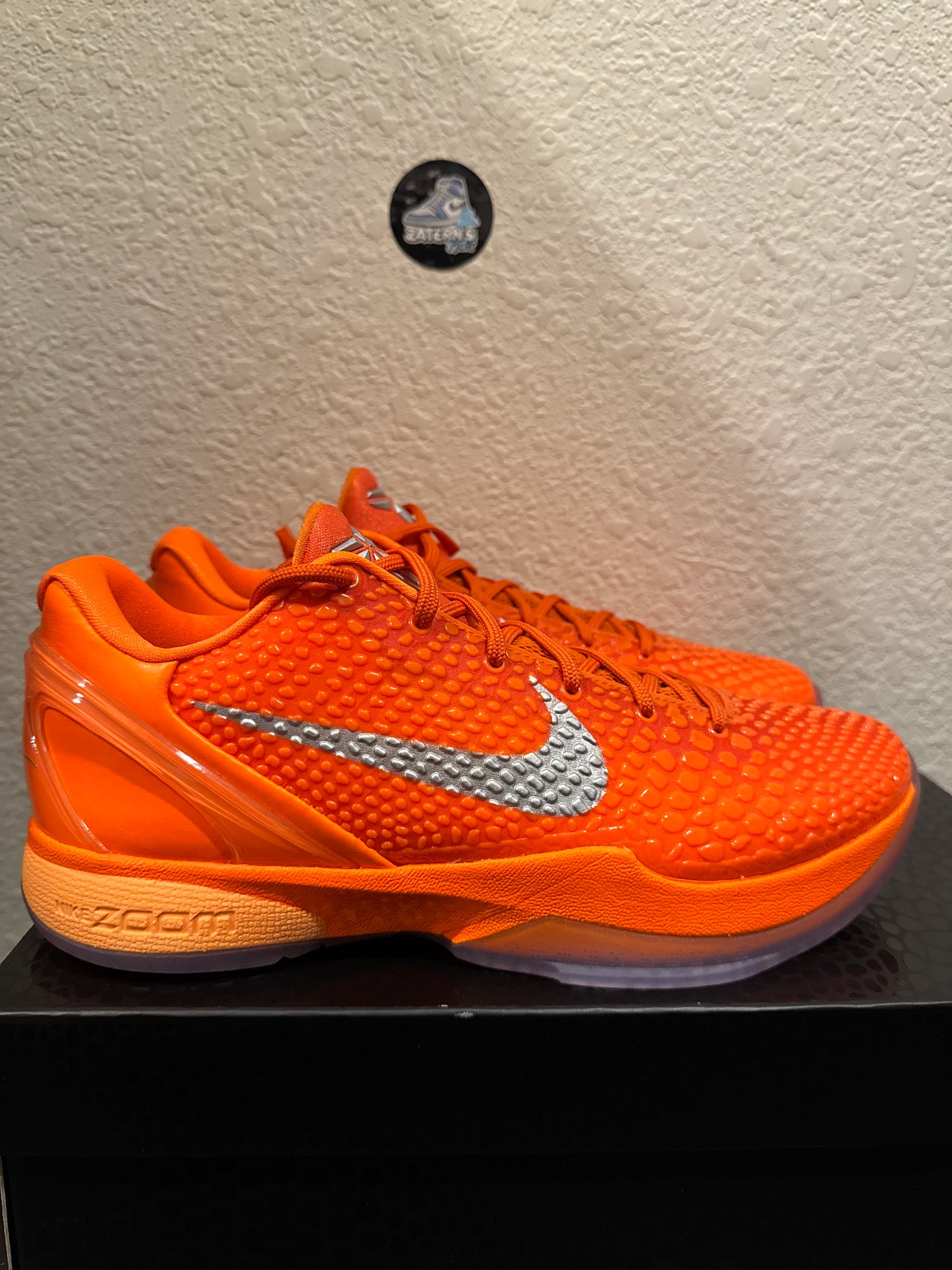 Nike Kobe 6 Protro Total Orange Men's Brand New IH1871-800