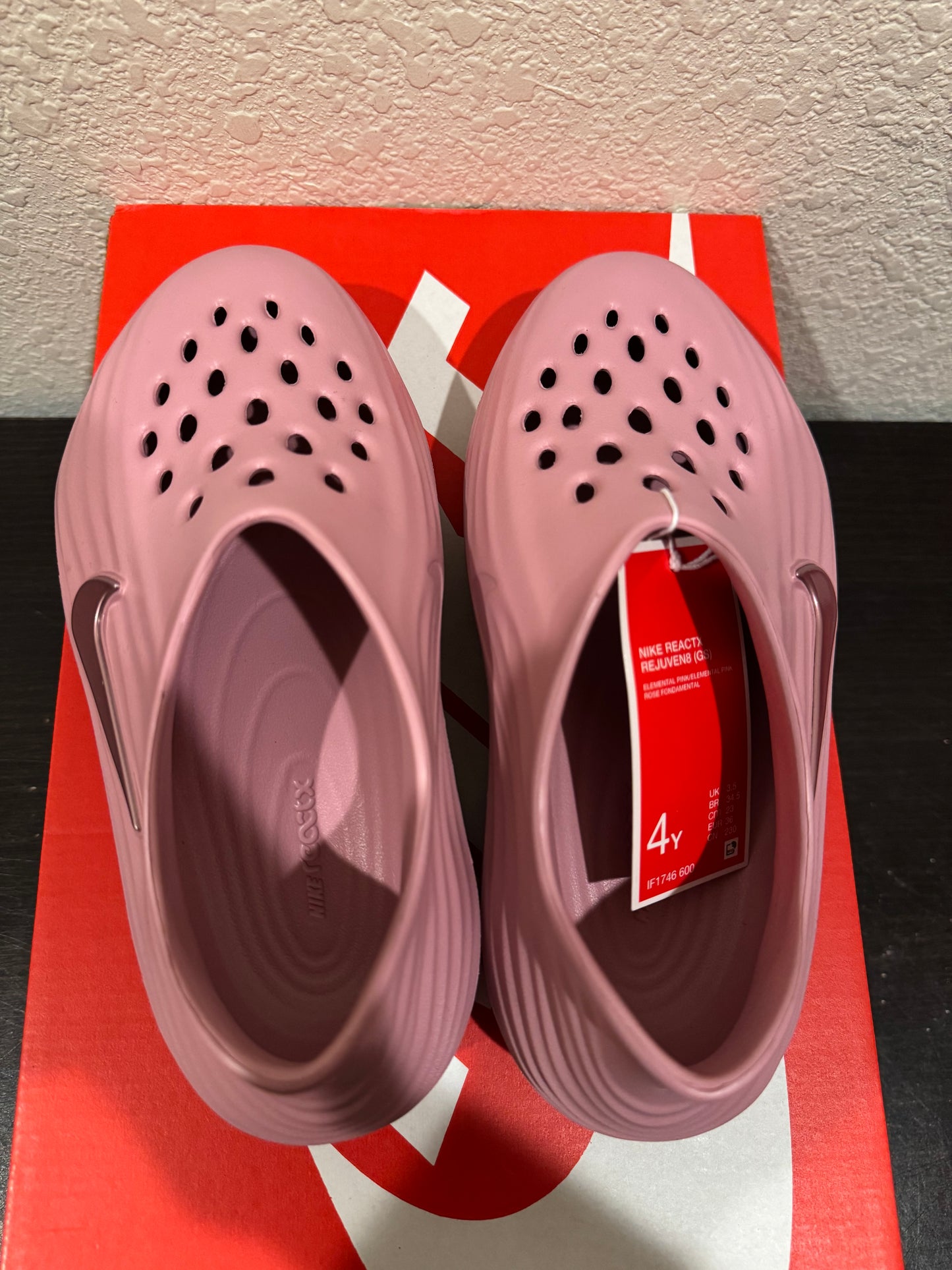 Nike ReactX Rejuven8 Elemental Pink GS Brand New IF1746-600