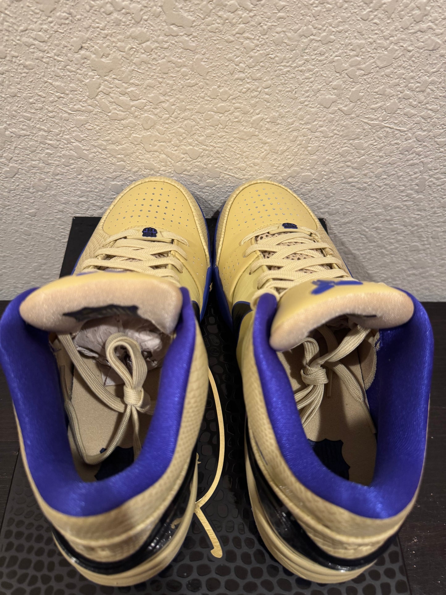 Nike Kobe 4 Protro FC Barcelona Team Gold Men's Brand New IM2532-701