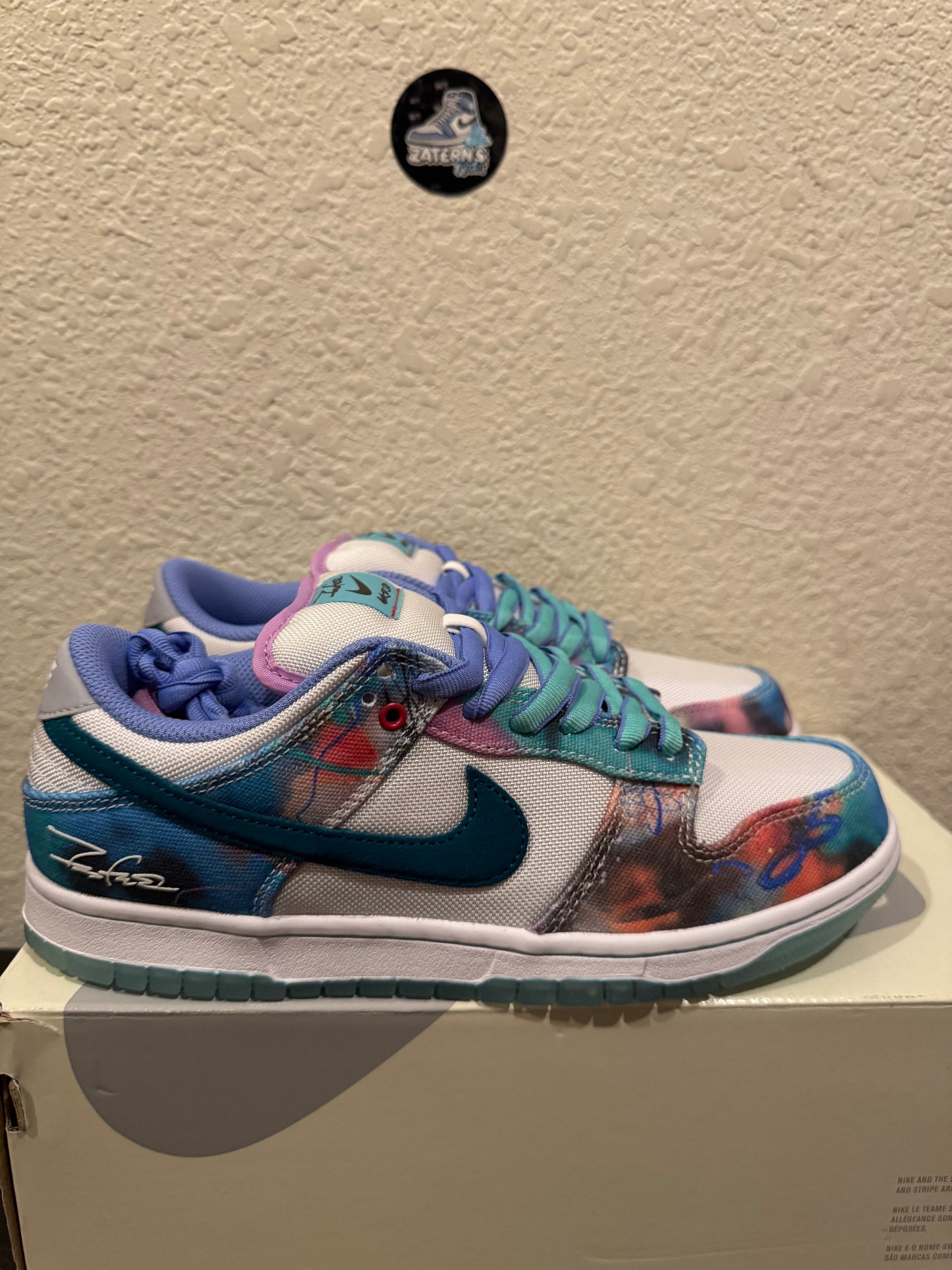 Nike SB Dunk Low Futura Bleached Aqua Men's Brand New HF6061-400