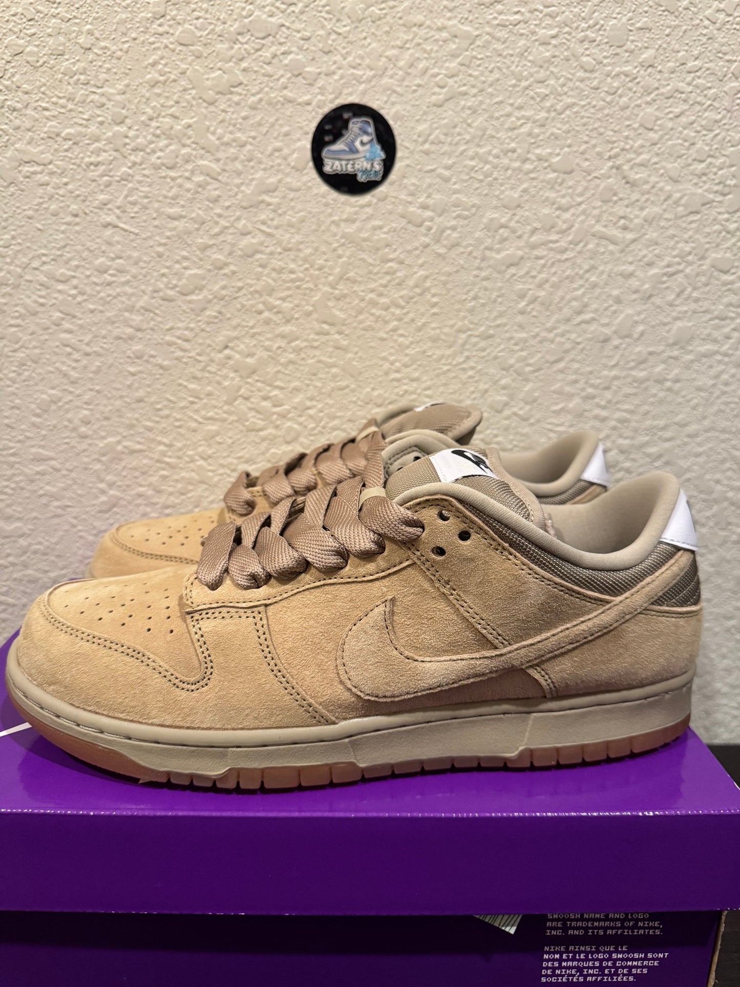 Nike SB Dunk Low B Parachute Beige Men's Brand New HJ0367-200