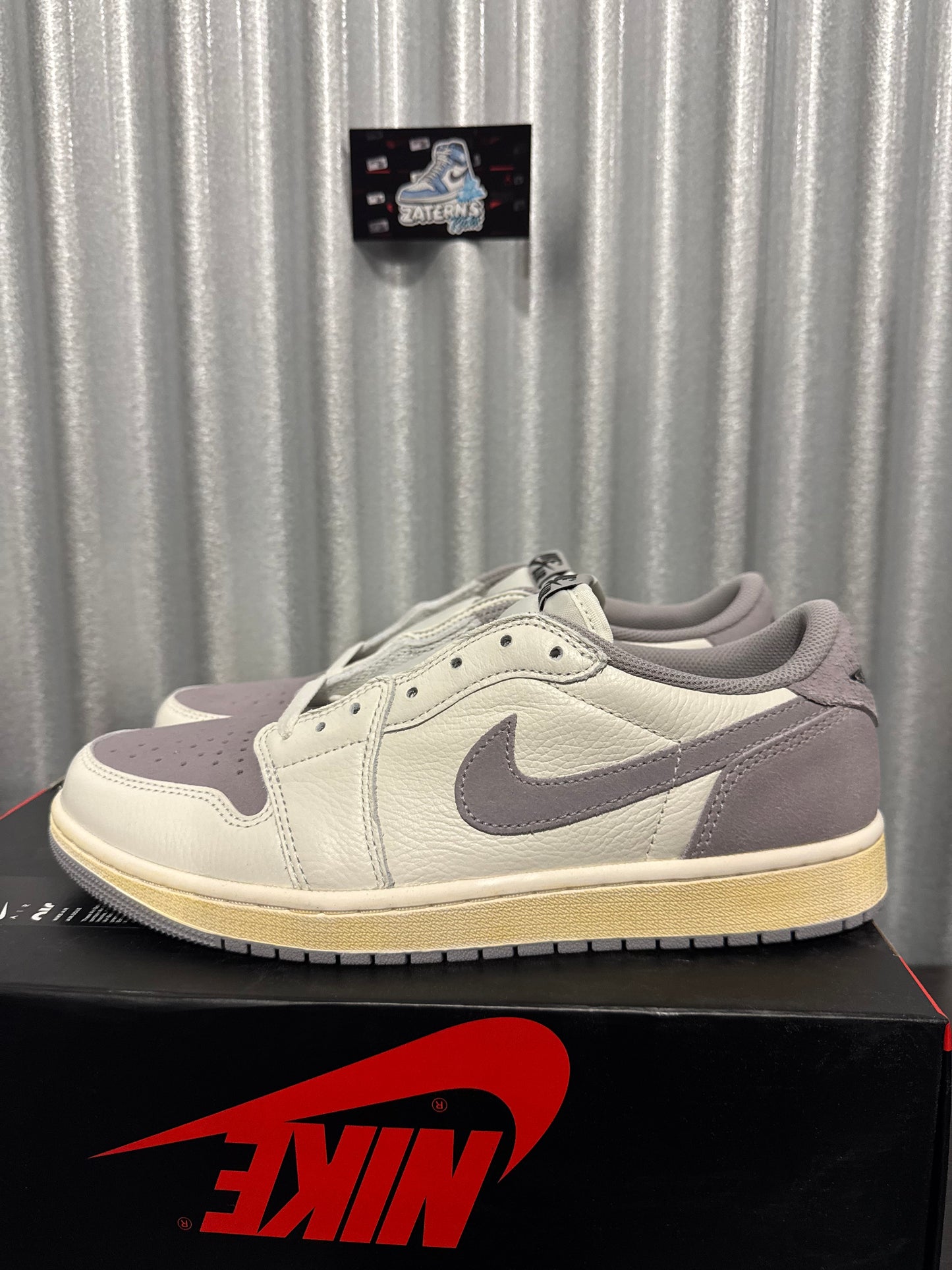 Jordan 1 Low OG Atmosphere Grey Men's Brand New CZ0790-101