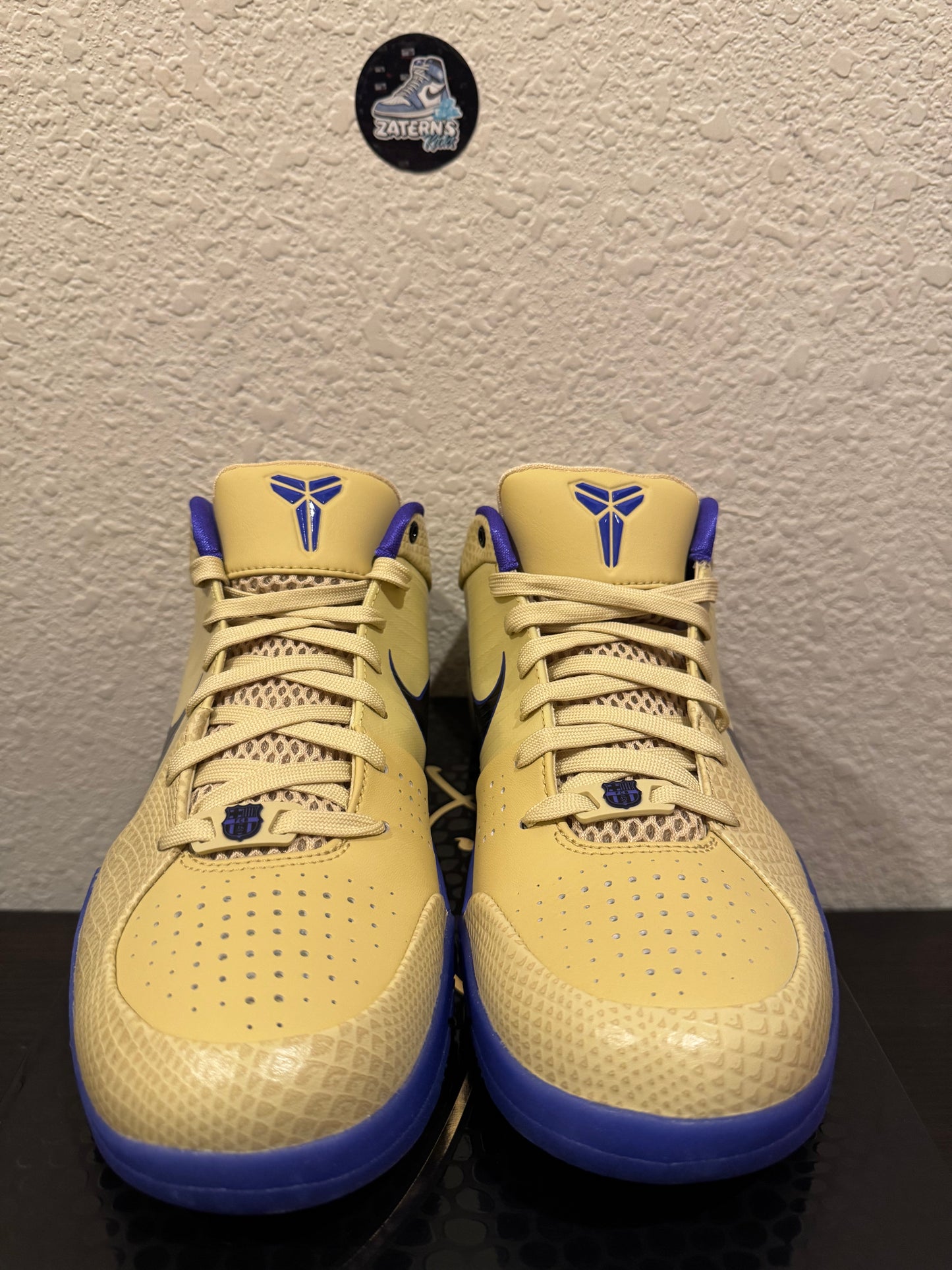 Nike Kobe 4 Protro FC Barcelona Team Gold Men's Brand New IM2532-701