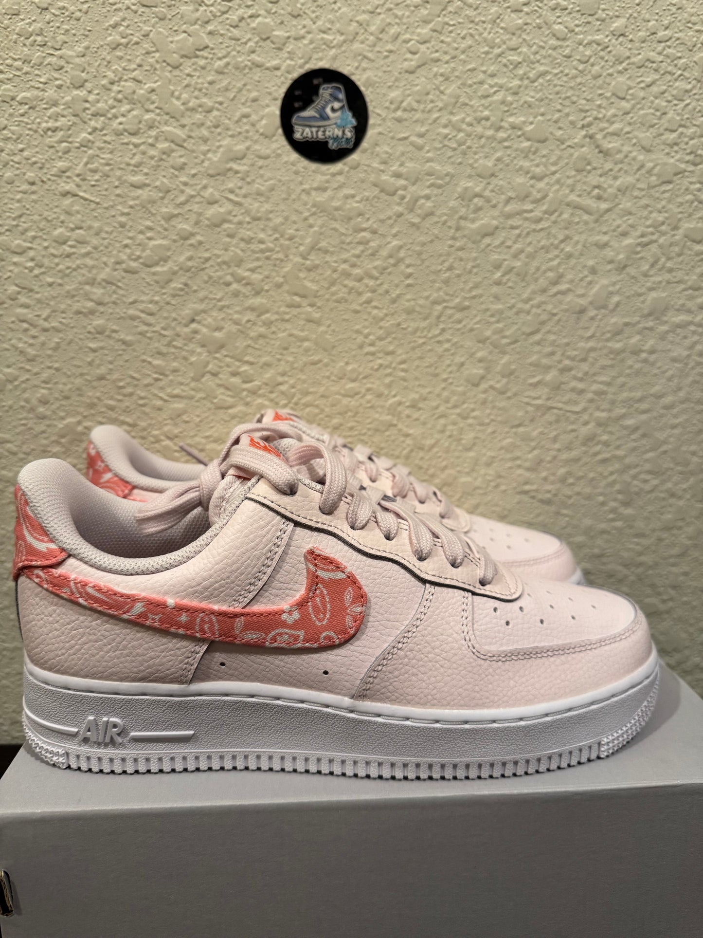 Nike Air Force 1 Low Paisley Pack Pink Brand New FD1448-664