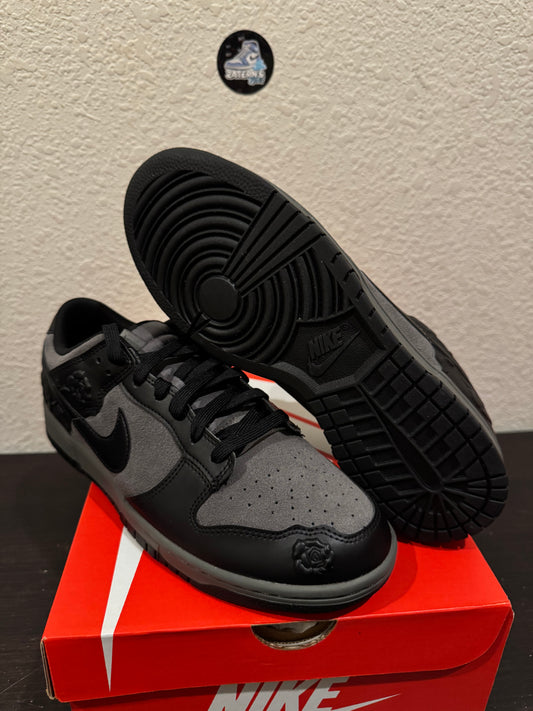 Nike Dunk Low Black Roses W Men's Brand New HF1986-001
