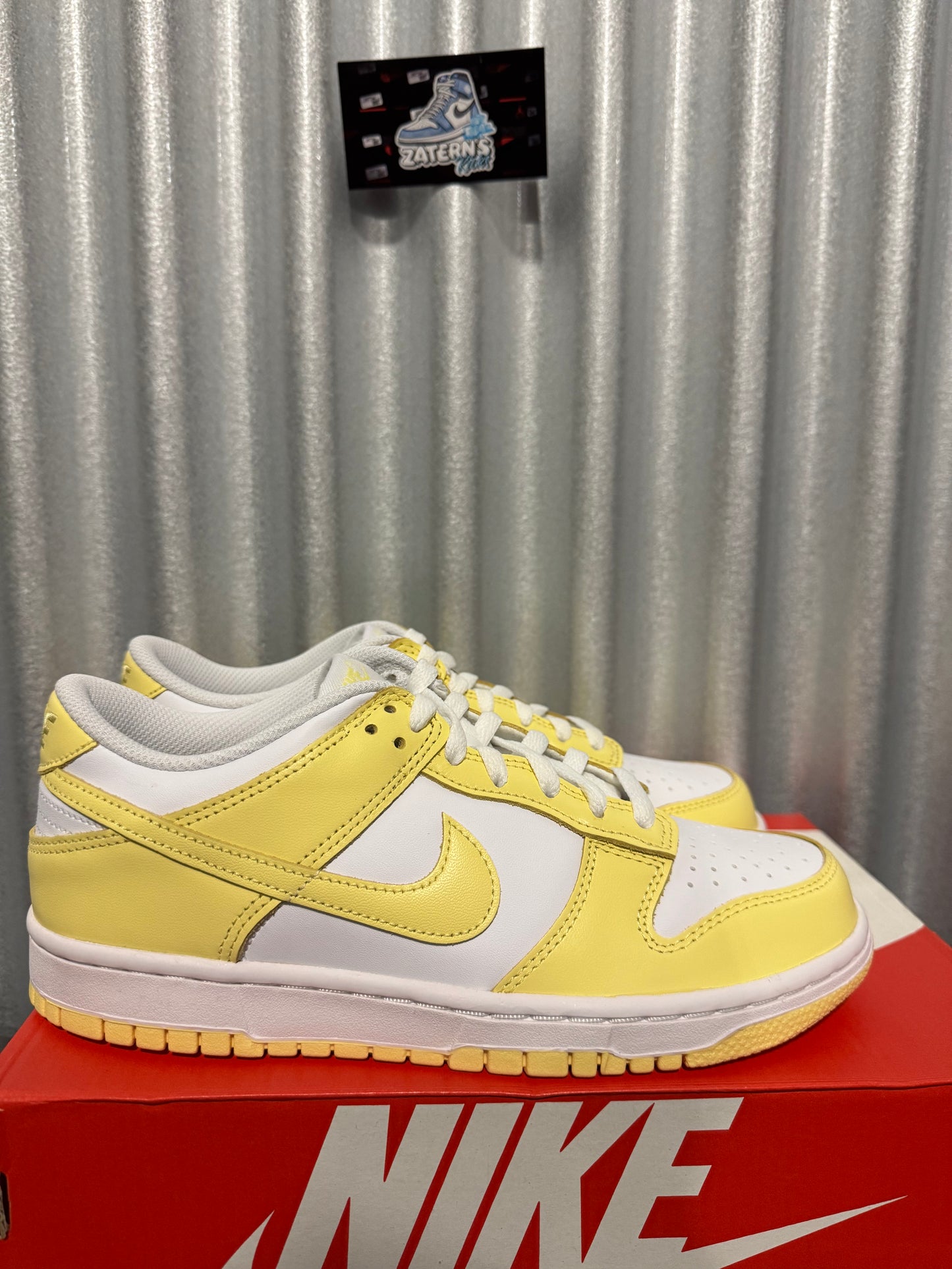 Nike Dunk Low Soft Yellow GS Brand New FB9109-126