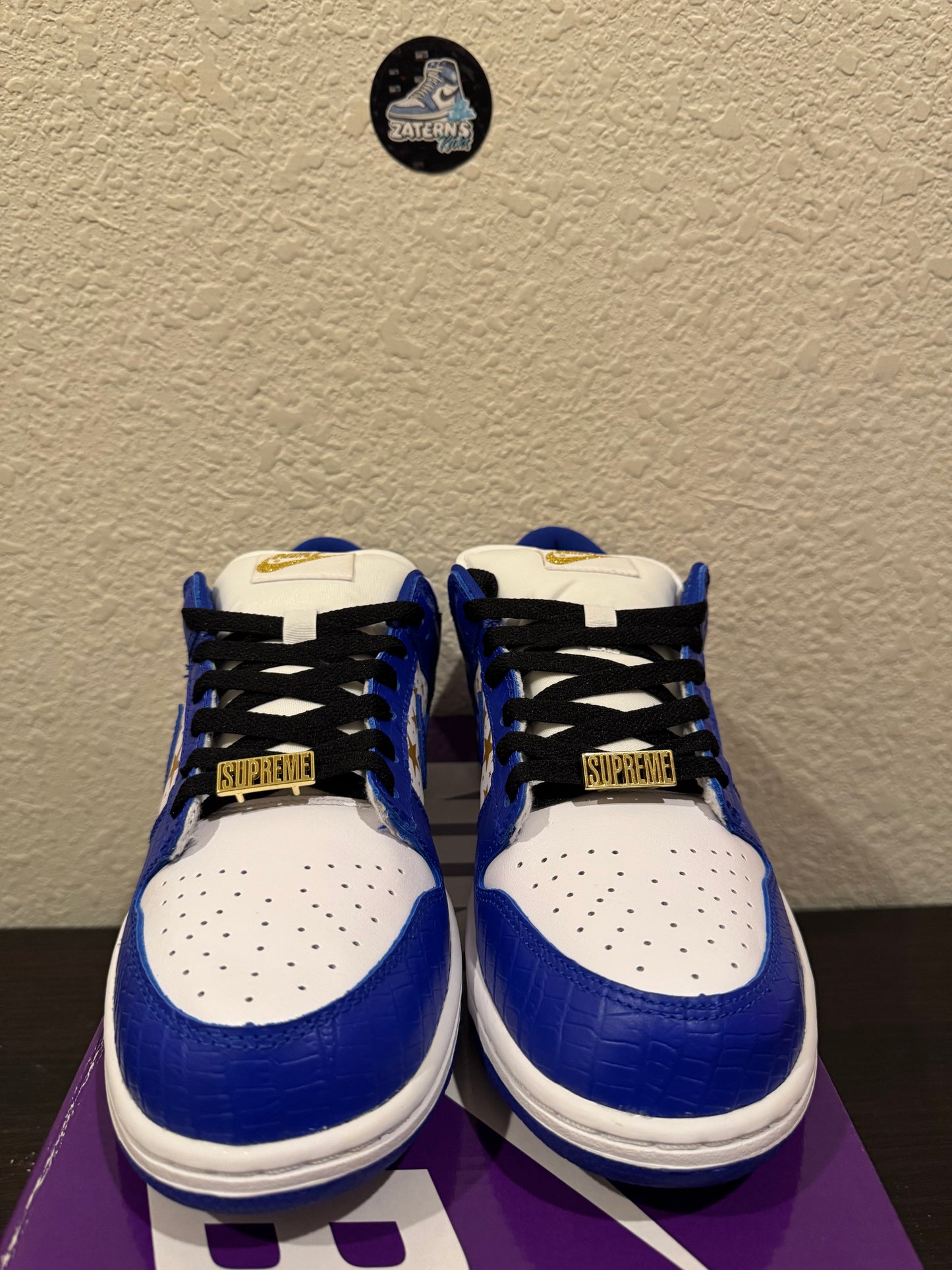 Nike SB Dunk Low Supreme Stars Hyper Royal Men's Brand New DH3228-100