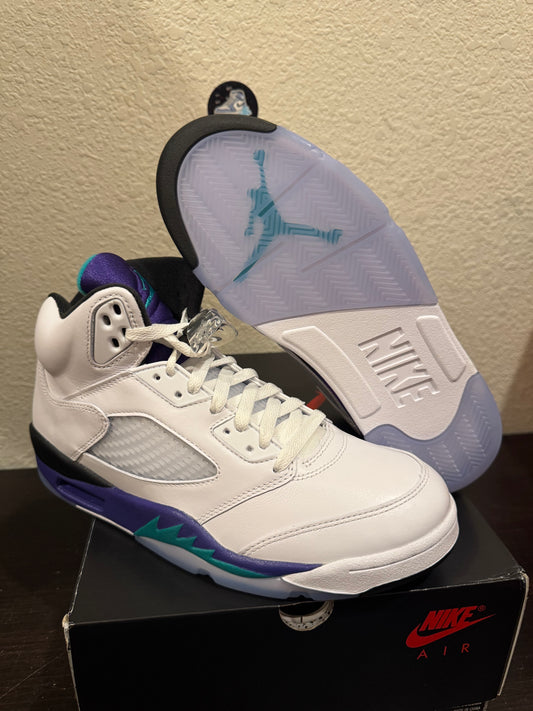 Jordan 5 Grape Men's Brand New HQ7978-100