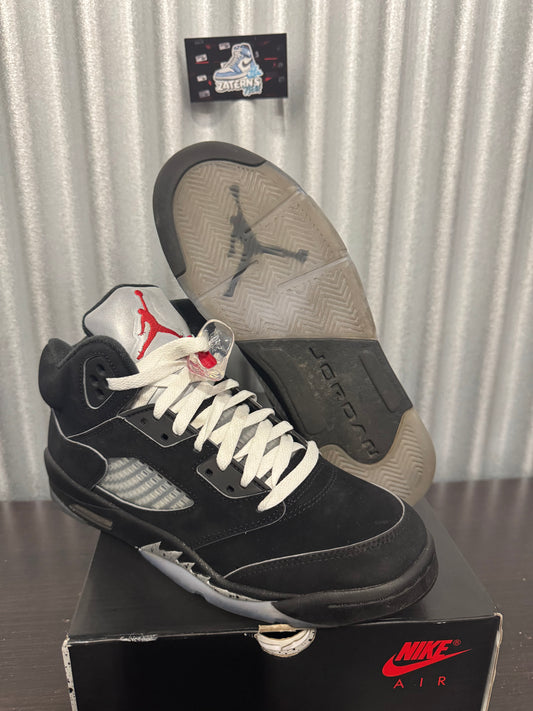 Jordan 5 Black Metallic Reimagined GS Pre-Owned (7Y) HF3976-001