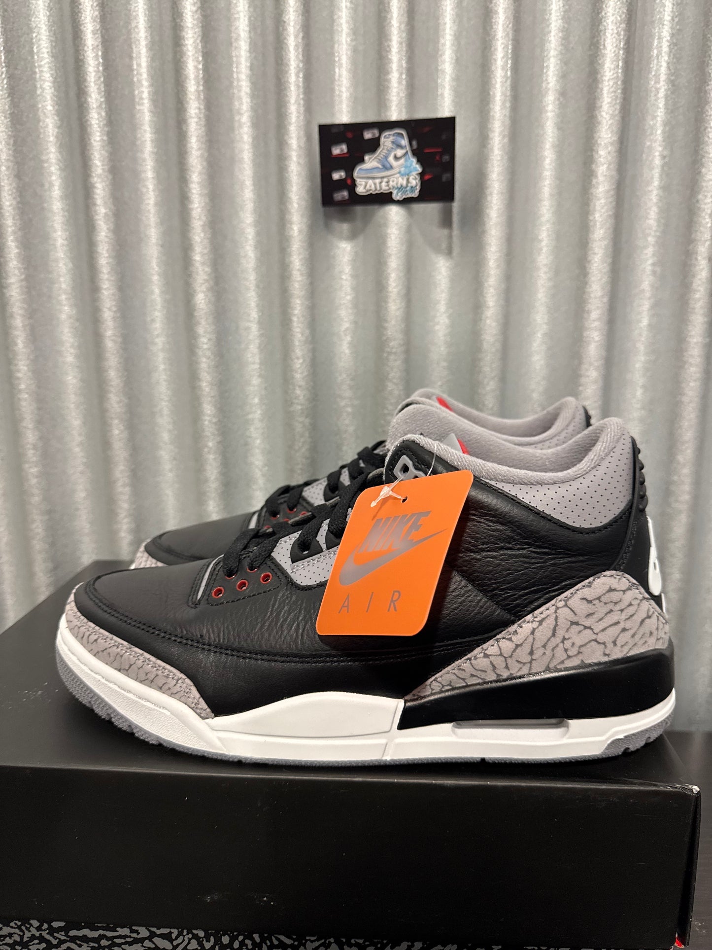 Jordan 3 Black Cement Men's Brand New DN3707-010