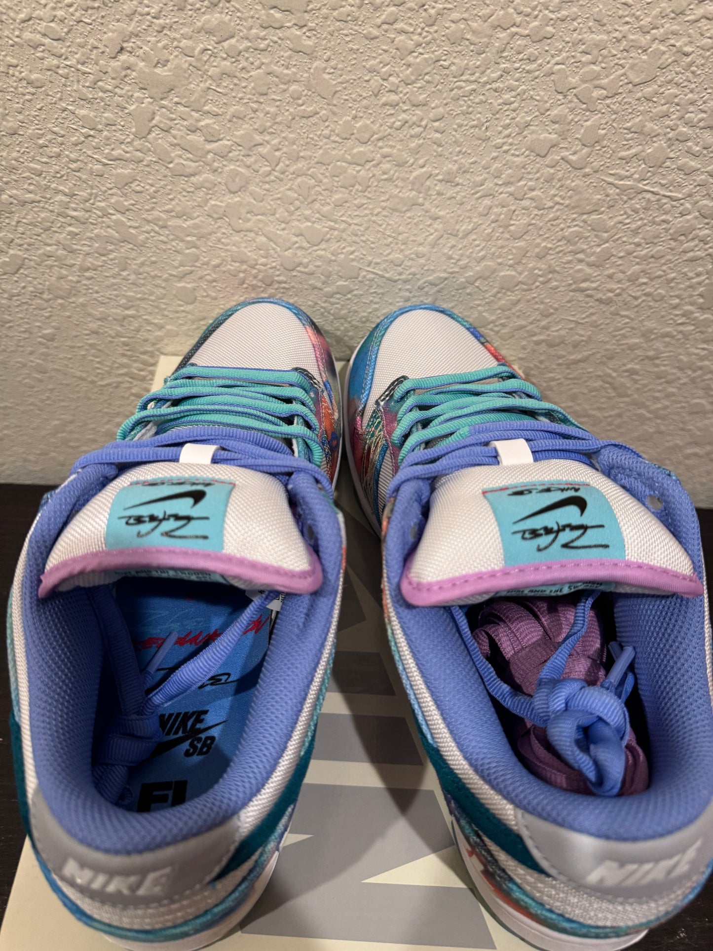 Nike SB Dunk Low Futura Bleached Aqua Men's Brand New HF6061-400
