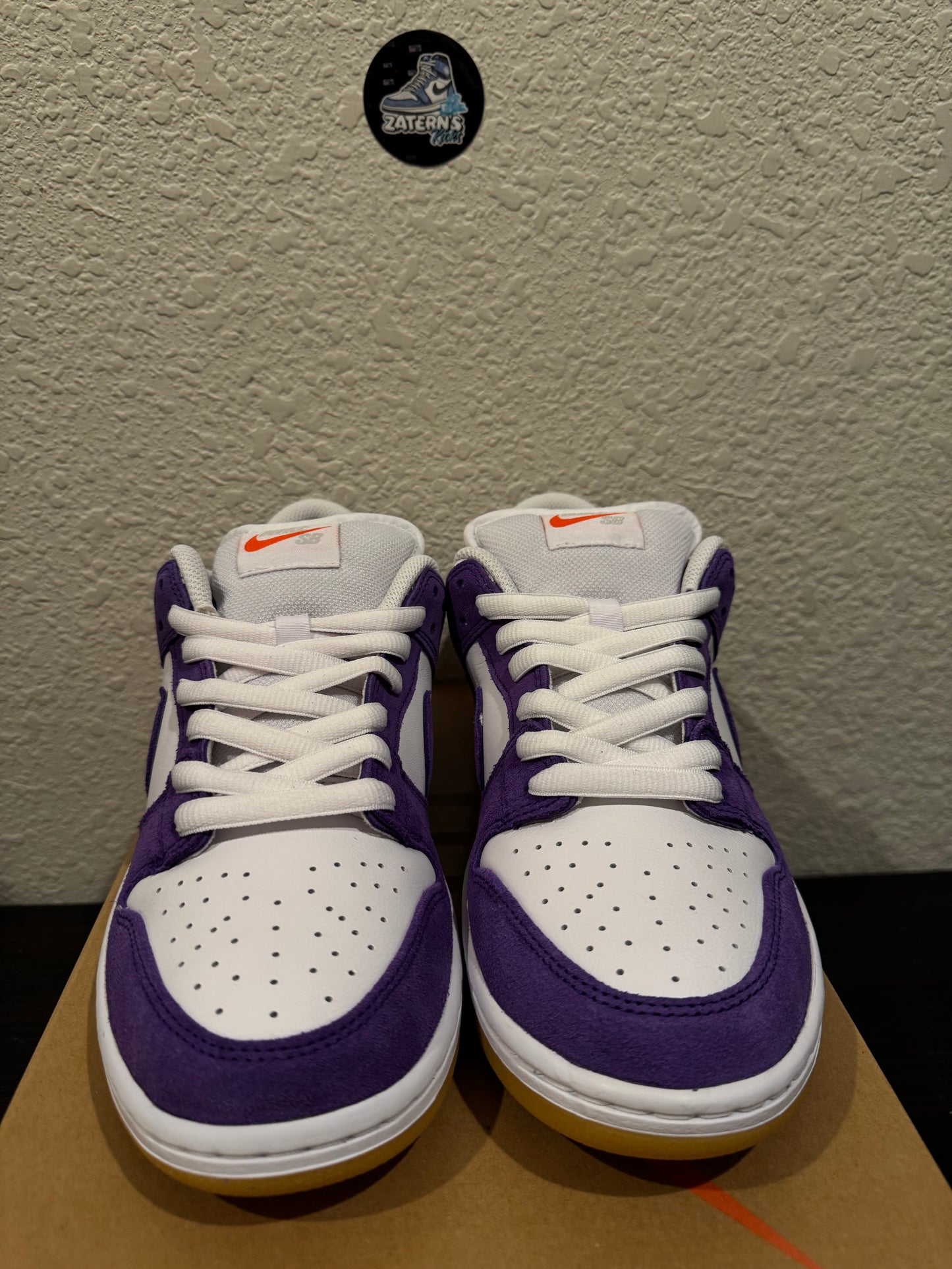 Nike SB Dunk Low ISO Orange Label Court Purple Men's Brand New DV5464-500