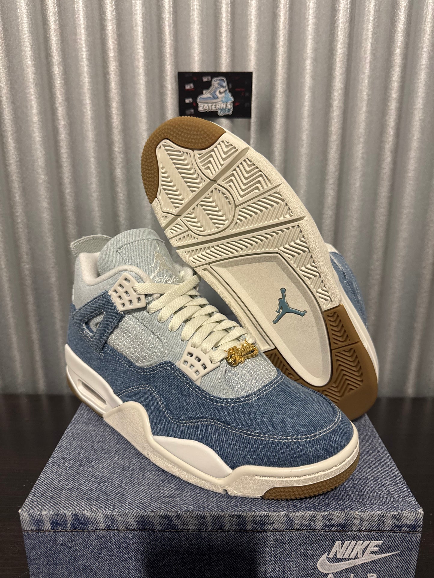 Jordan 4 Denim Worn Blue W Brand New IB6716-100