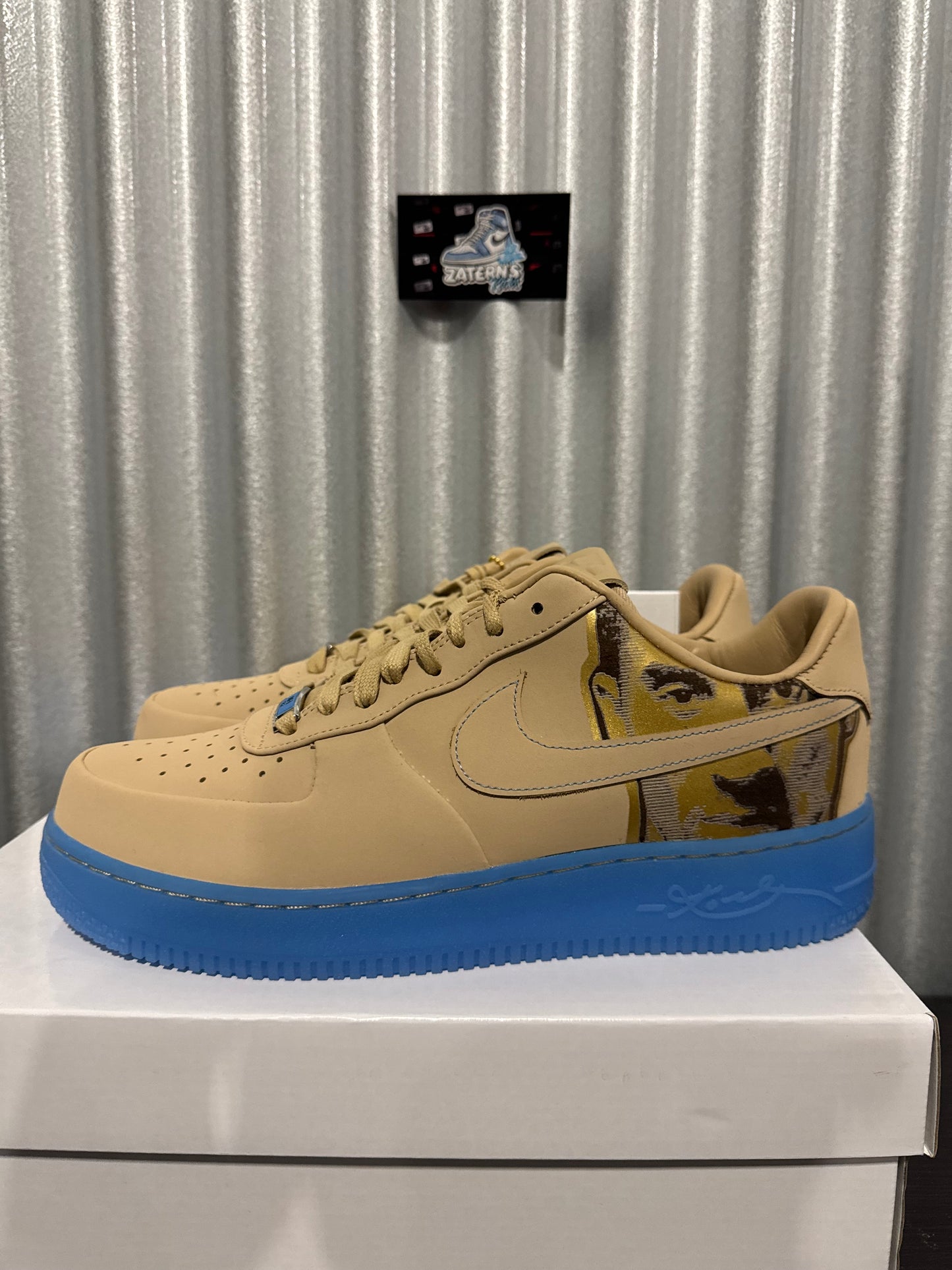 Nike Air Force 1 Low Kobe Bryant Linen Men's Brand New IH1018-200
