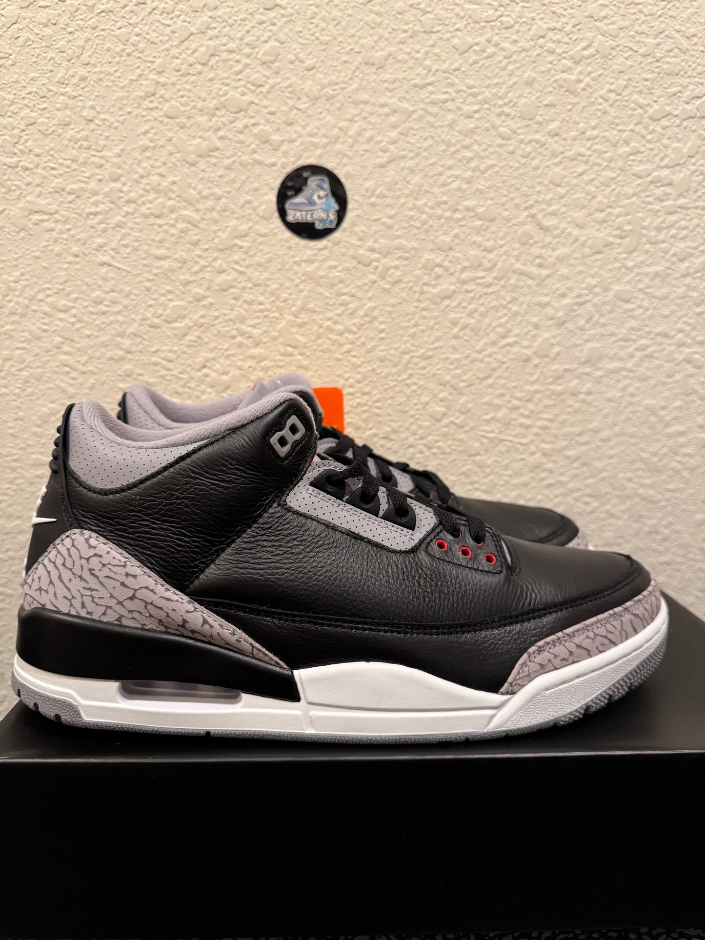 Jordan 3 Black Cement Men's Brand New DN3707-010