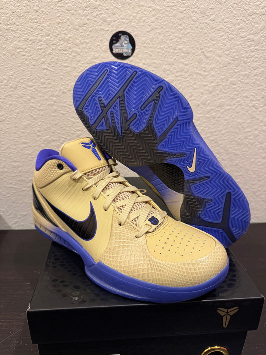 Nike Kobe 4 Protro FC Barcelona Team Gold Men's Brand New IM2532-701