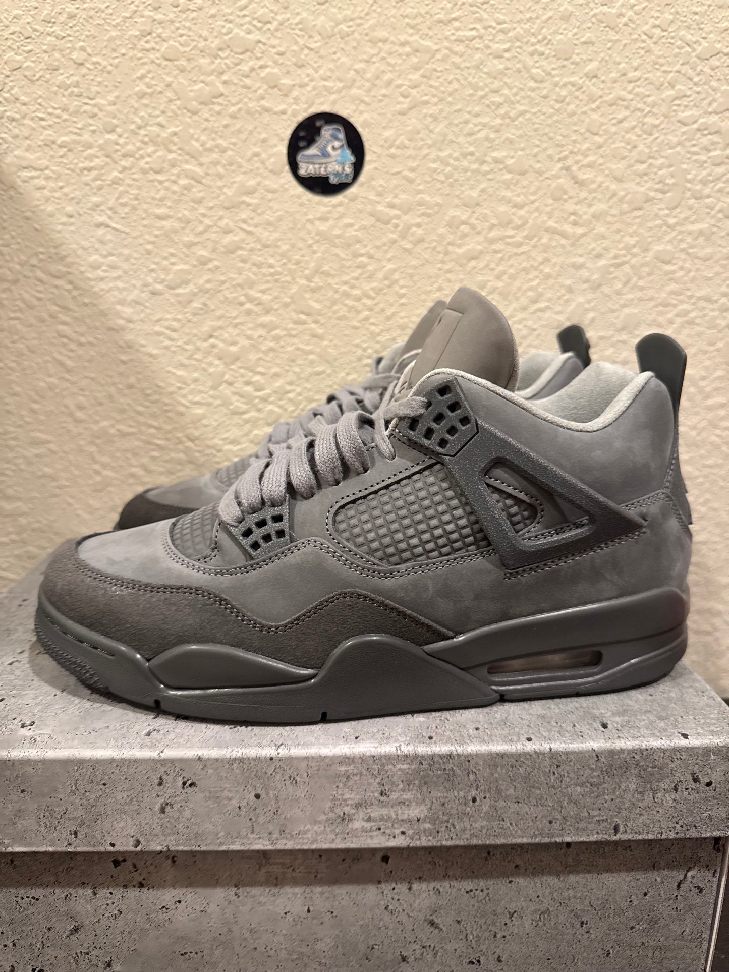 Jordan 4 Wet Cement Men's Pre-Owned (10M) FQ7928-001