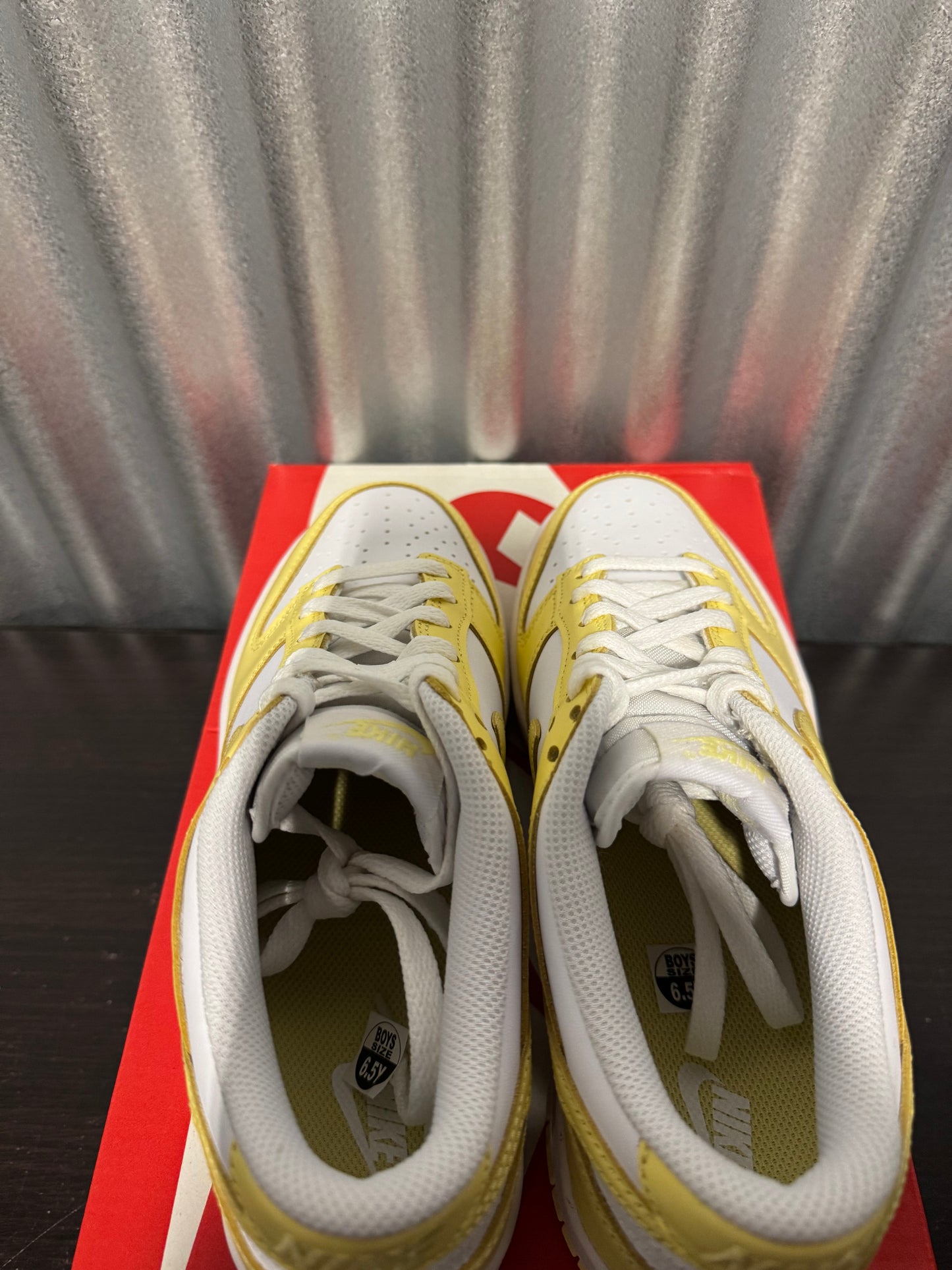 Nike Dunk Low Soft Yellow GS Brand New FB9109-126