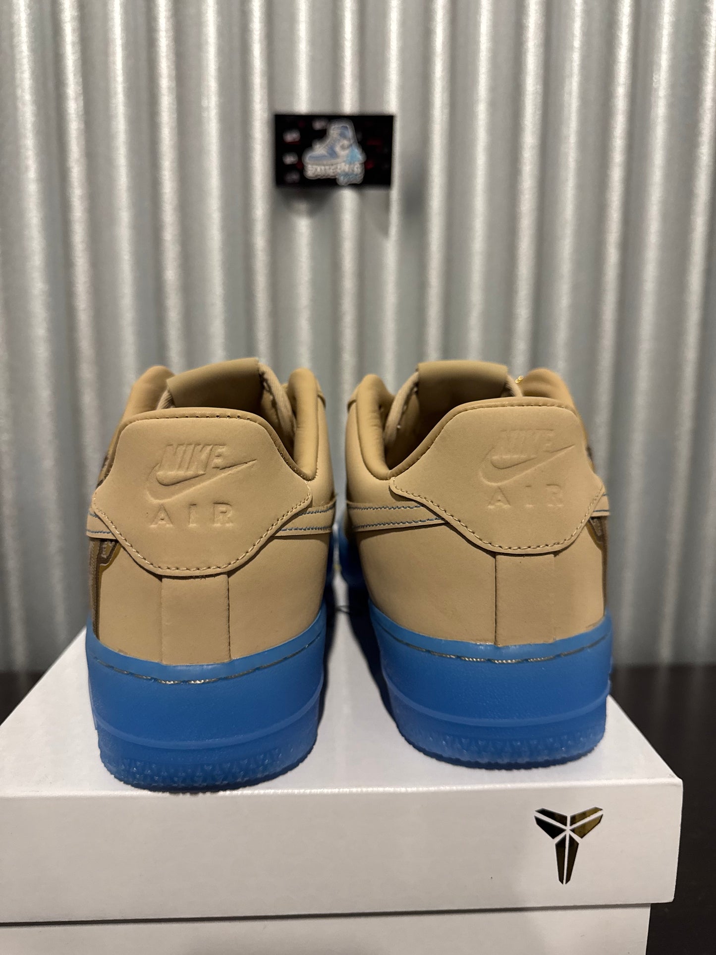 Nike Air Force 1 Low Kobe Bryant Linen Men's Brand New IH1018-200