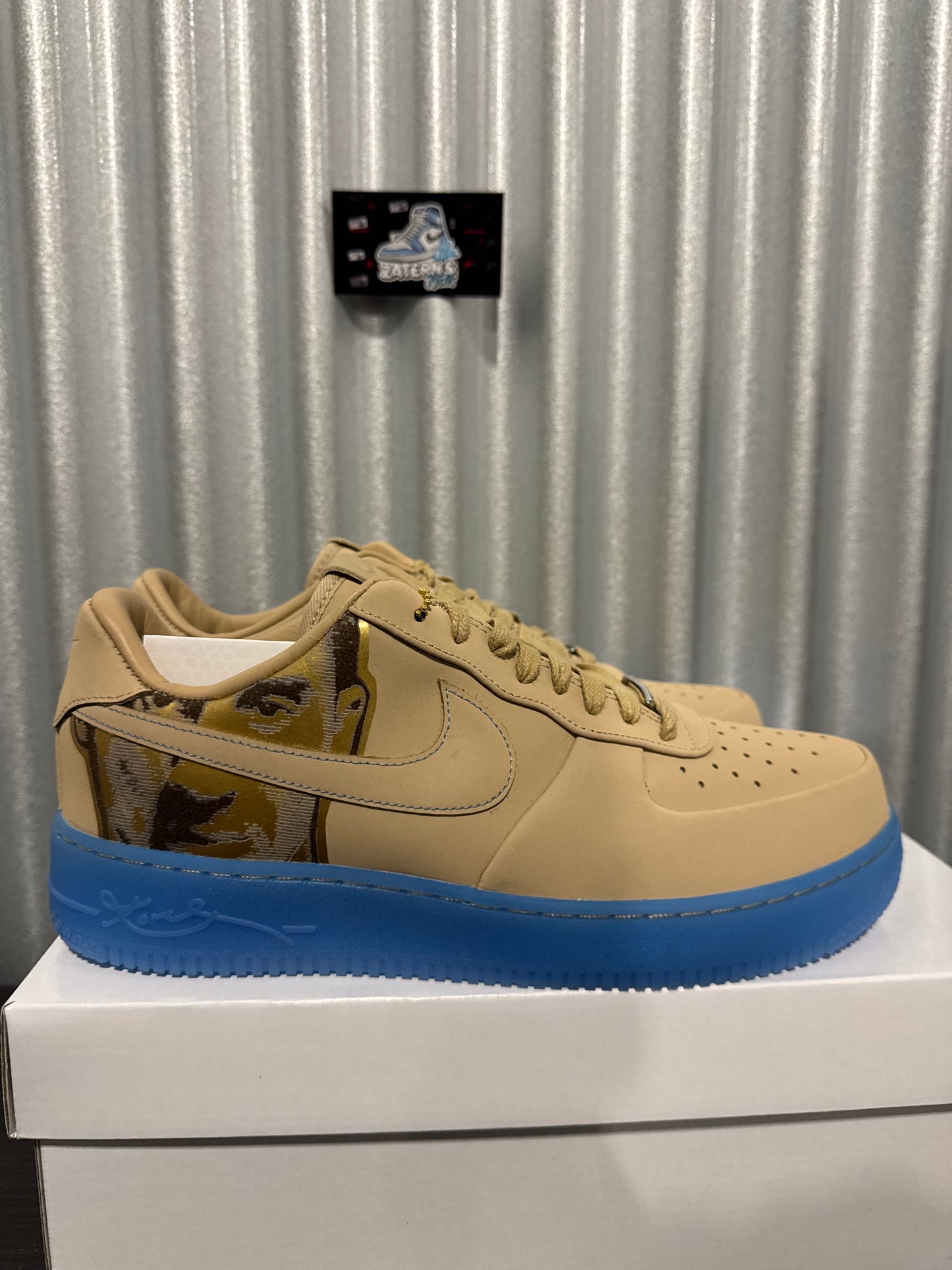 Nike Air Force 1 Low Kobe Bryant Linen Men's Brand New IH1018-200