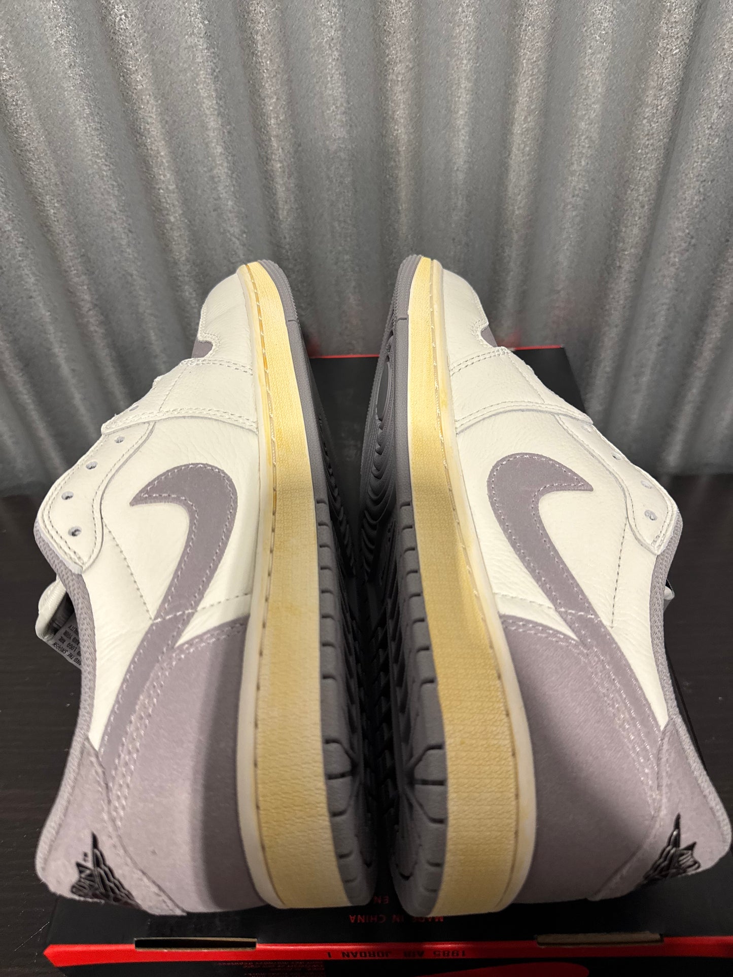 Jordan 1 Low OG Atmosphere Grey Men's Brand New CZ0790-101