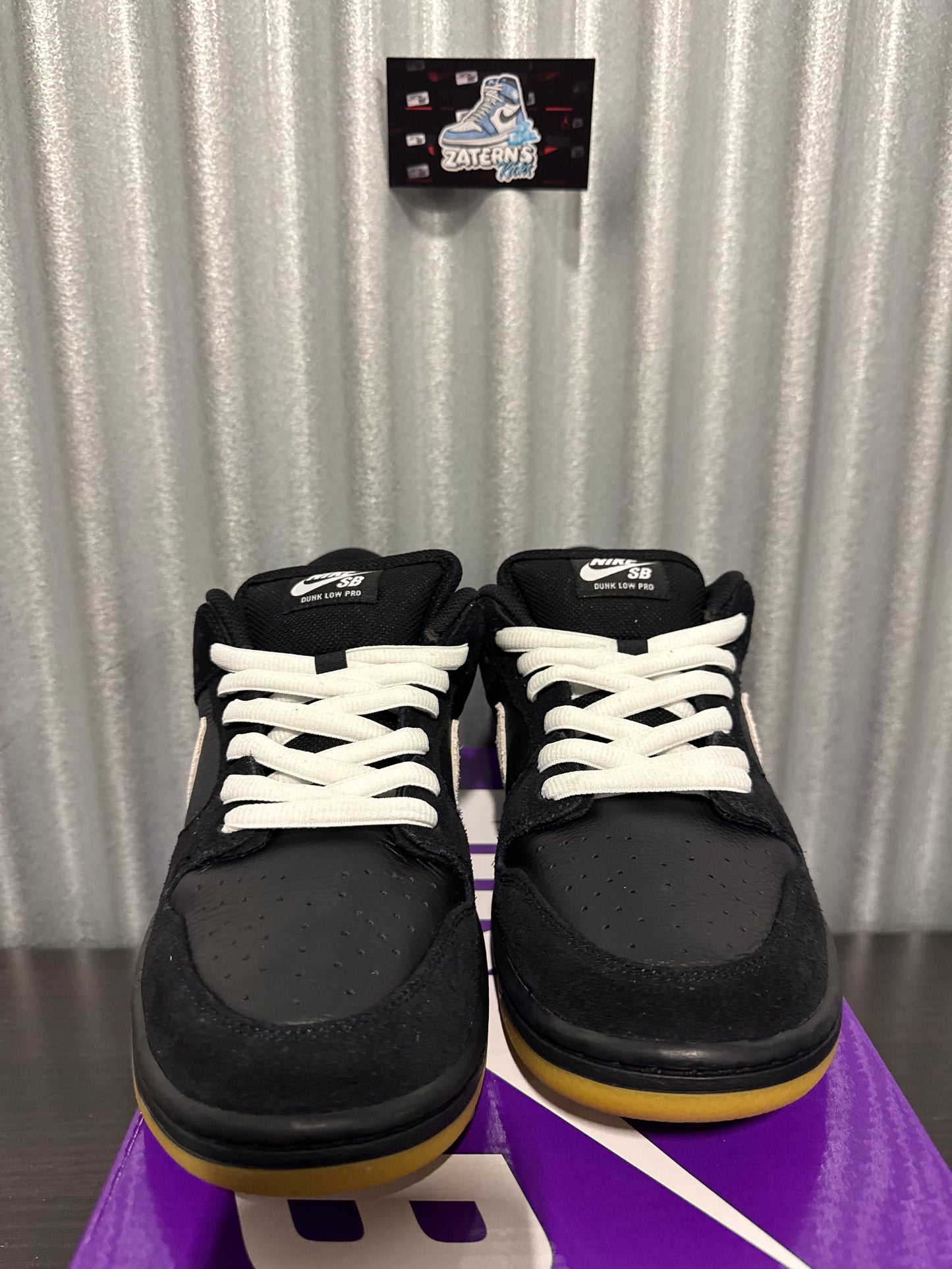 Nike SB Dunk Low Black White Gum Men's Brand New HF3704-003