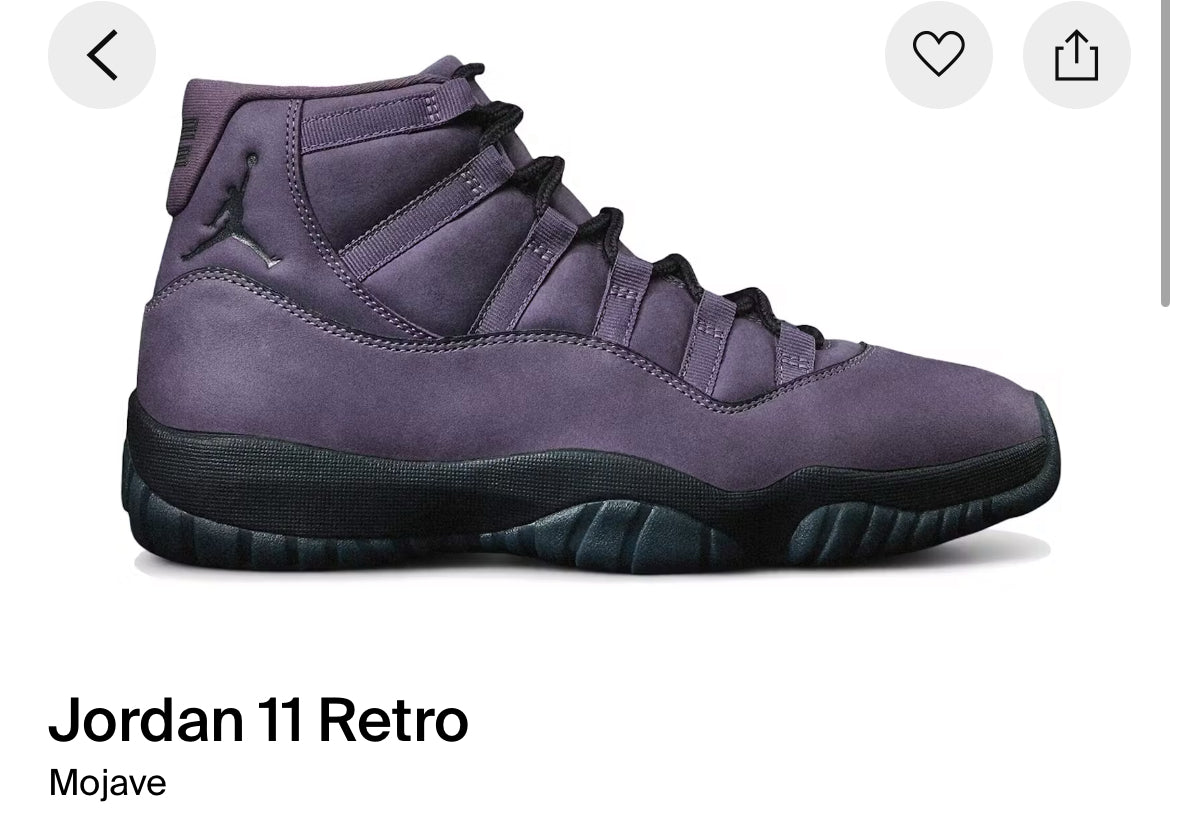 Jordan 11 Mojave Men's Brand New IO8961-553