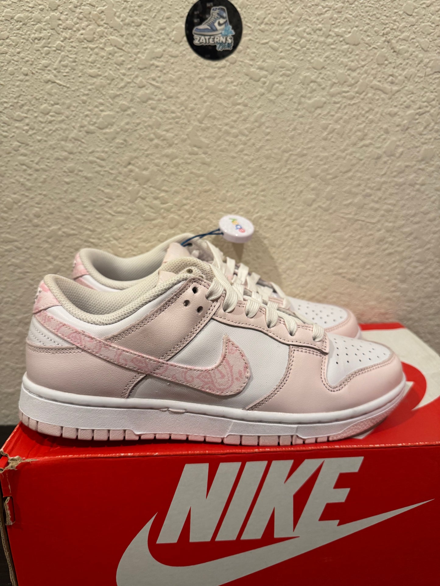 Nike Dunk Low Pink Paisley W Pre-Owned (8W) FD1449-100