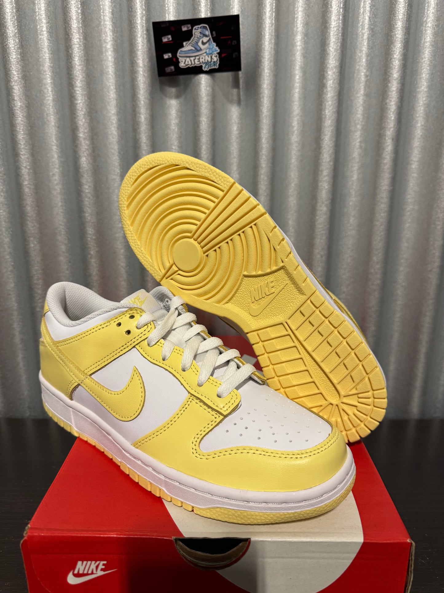 Nike Dunk Low Soft Yellow GS Brand New FB9109-126