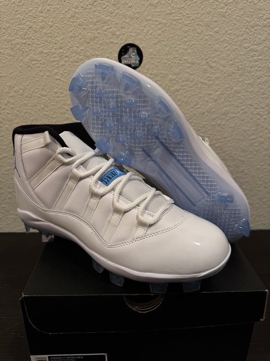 Jordan 11 Mid MCS Cleat Legend Blue Men's Brand New HM7326-104