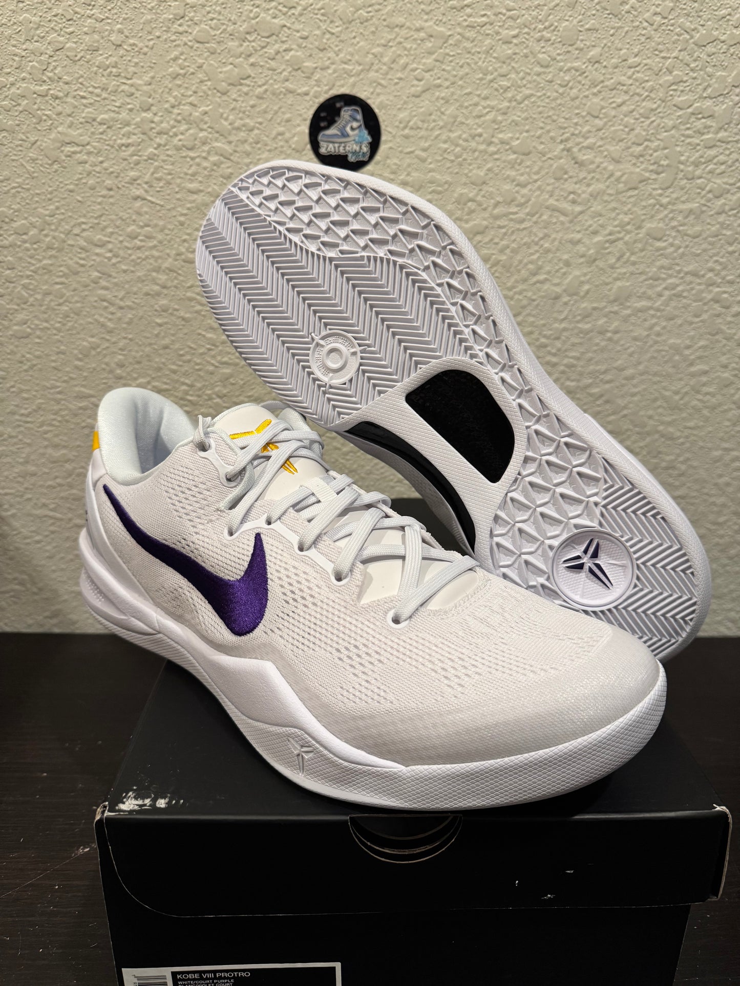 Nike Kobe 8 Protro Lakers Home Men's Brand New HF9550-100