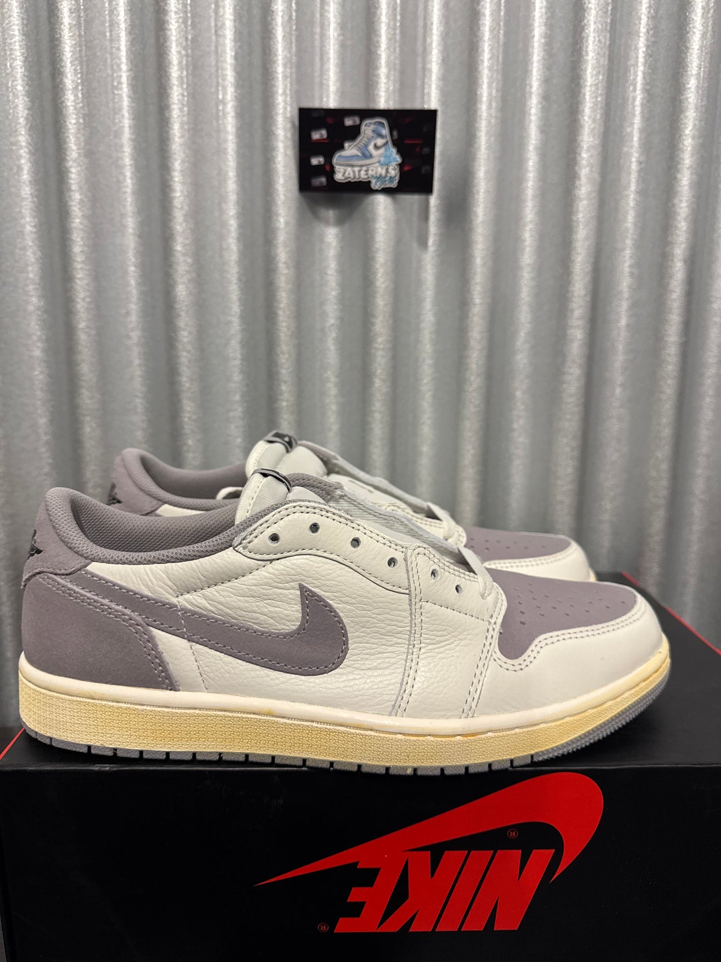 Jordan 1 Low OG Atmosphere Grey Men's Brand New CZ0790-101