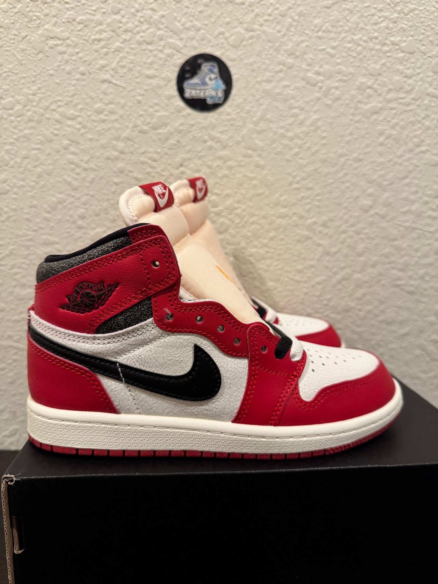 Jordan 1 High OG Chicago Lost and Found PS Size 1.5Y Brand New FD1412-612